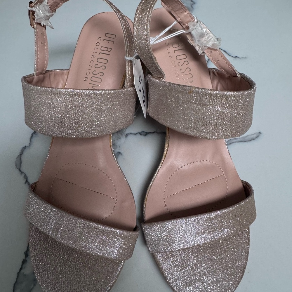 Collection B Women's Glitter Heels - Gold